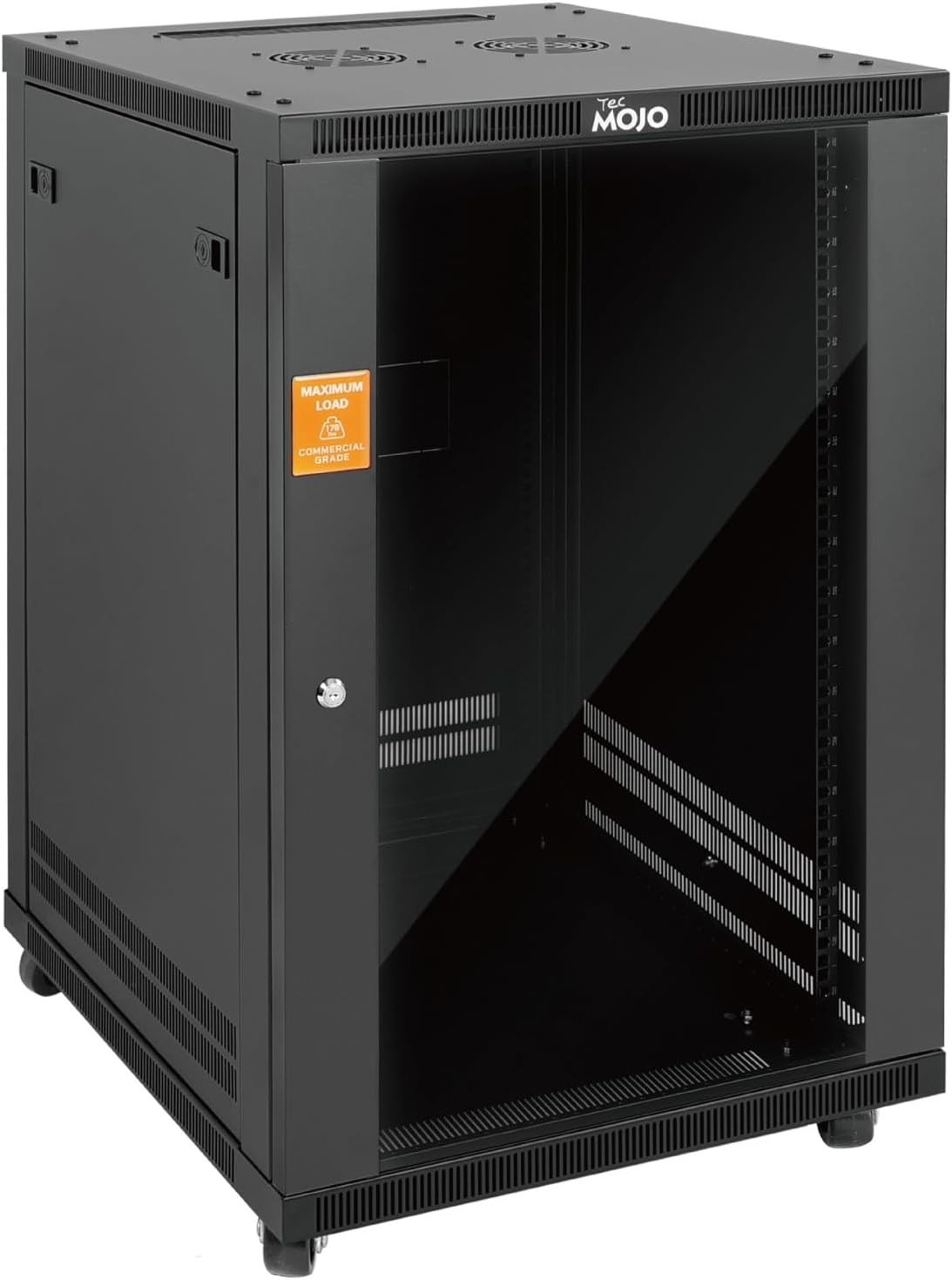 18U Wall Mount Rack,18U Rack 23.6 Inch Depth,Hold Up to 176 Lbs,Server Rack