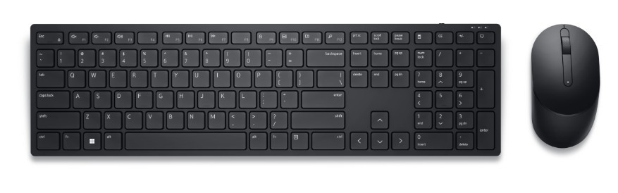 Dell Pro Keyboard and Mouse- US English - Black