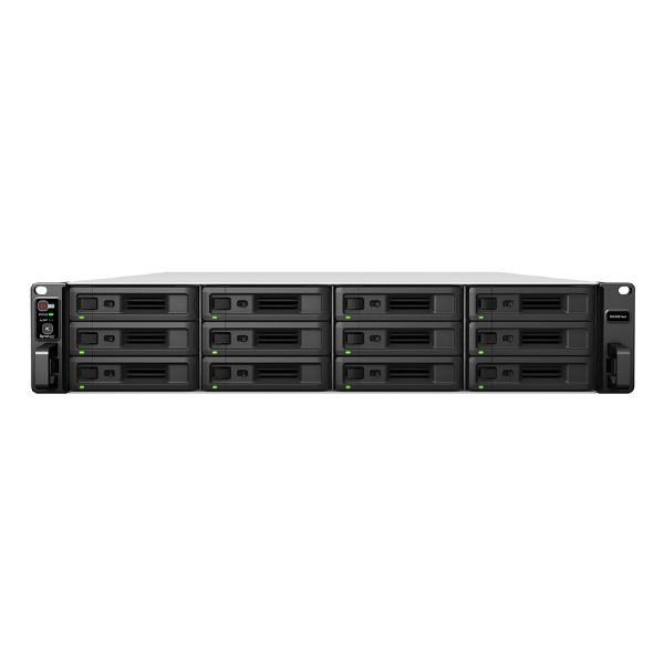 Synology RackStation RS3621XS+ 12-Bay 3.5" Diskless 4xGbE Nas ,Intel Xeon D-1541,2.1GHz, 8GB DDR4 Ram, 2xUSB3.2, Synology Compatible Drives Only.