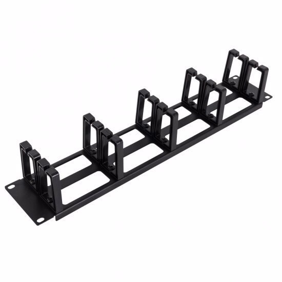 4Cabling 2Ru Cable Management Rail - 5 Plastic Ring
