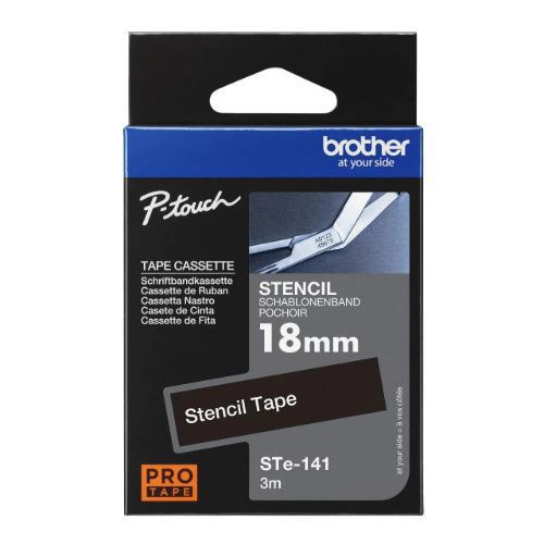 Brother Ste-141 18MM X 3M Stencil Tape For PT-3600, 9600, 9700, 9800, PT-D600, D800W, P900W, P950W