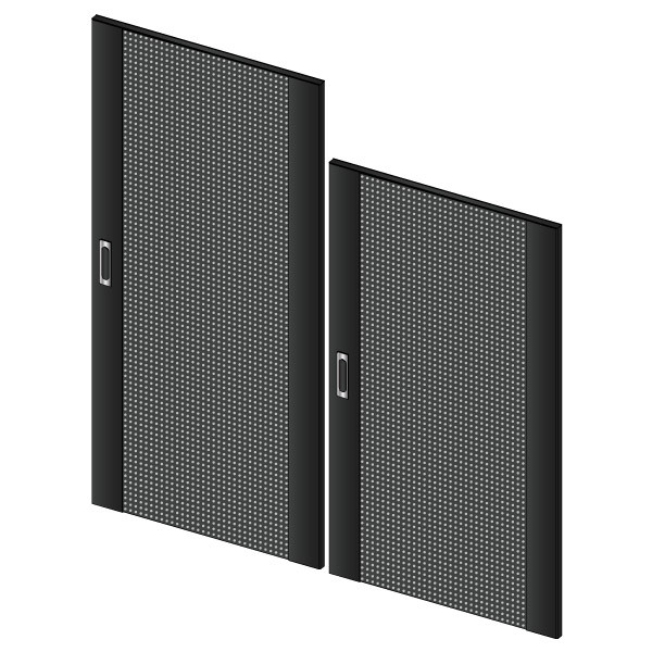 Serveredge 45Ru 800MM Wide Perforated Front Door