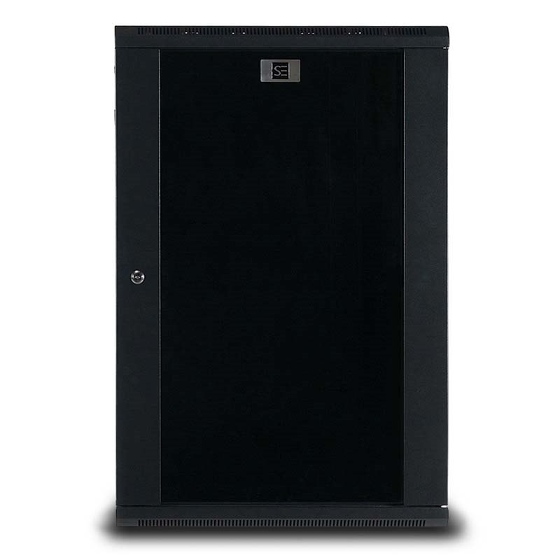Serveredge 18Ru Fully Assembled Hinged Wall Mounted Cabinet - 600W X 549D X 916HIncludes:Toughened Glass DoorQuick Release Lockable Side PanelL-Shaped Rails2 X Fix ShelfCut Out Slots For Fans20 X Cage