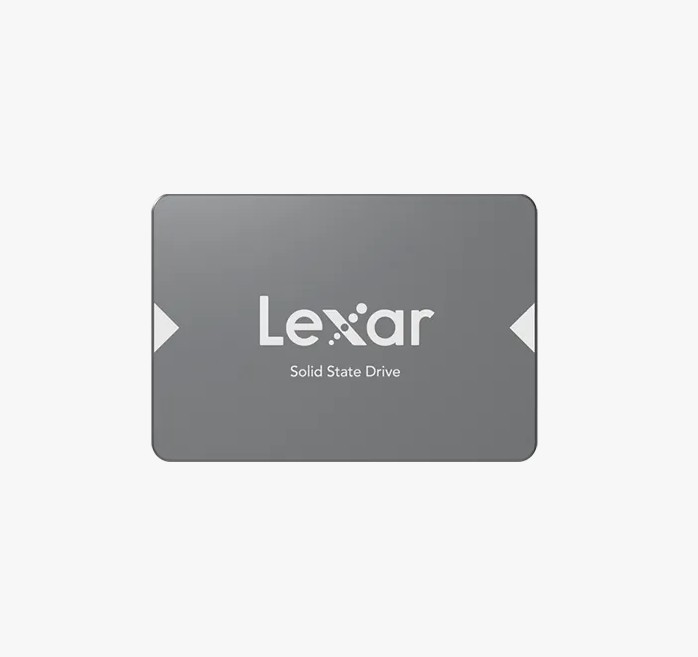 Lexar NS100 128GB 2.5' Sata SSD - 520MB/440MB/s Shock/Vibration Resistant Dash Software 3YR Warr.