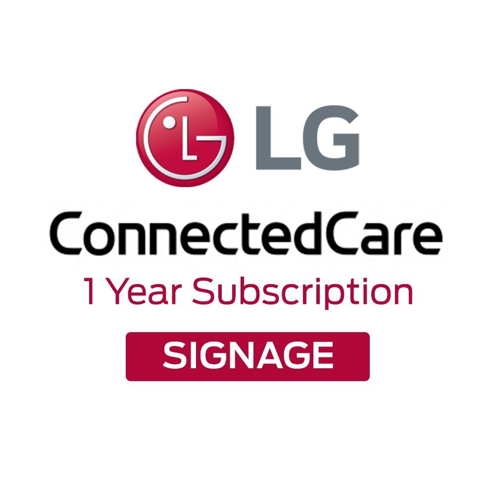 LG LCL101D Connected Care STD Per Device 1 Year Subscription - Signage