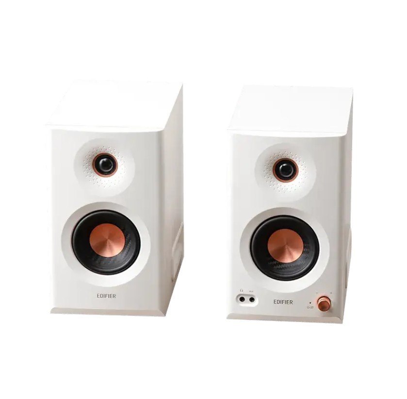Edifier MR5 White Tri-Amped Powered Studio Monitor Speakers 46Hz To 40kHz