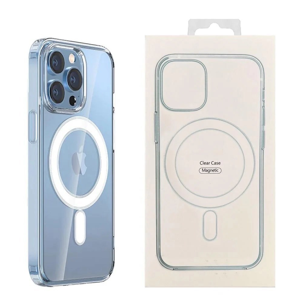Usp Apple iPhone 16 Plus (6.7') Clear Case With MagSafe - Built-In Magnets, Scratch Resistant, Crystal Clear,Shockproof, 3 Years Warranty