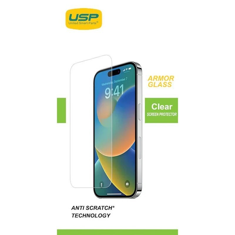 Usp Samsung Galaxy S25 5G / Galaxy S24 5G (6.2') Armor Glass Screen Protector - 9H Hardness, Scratch-Resistance, 3 Years Warranty