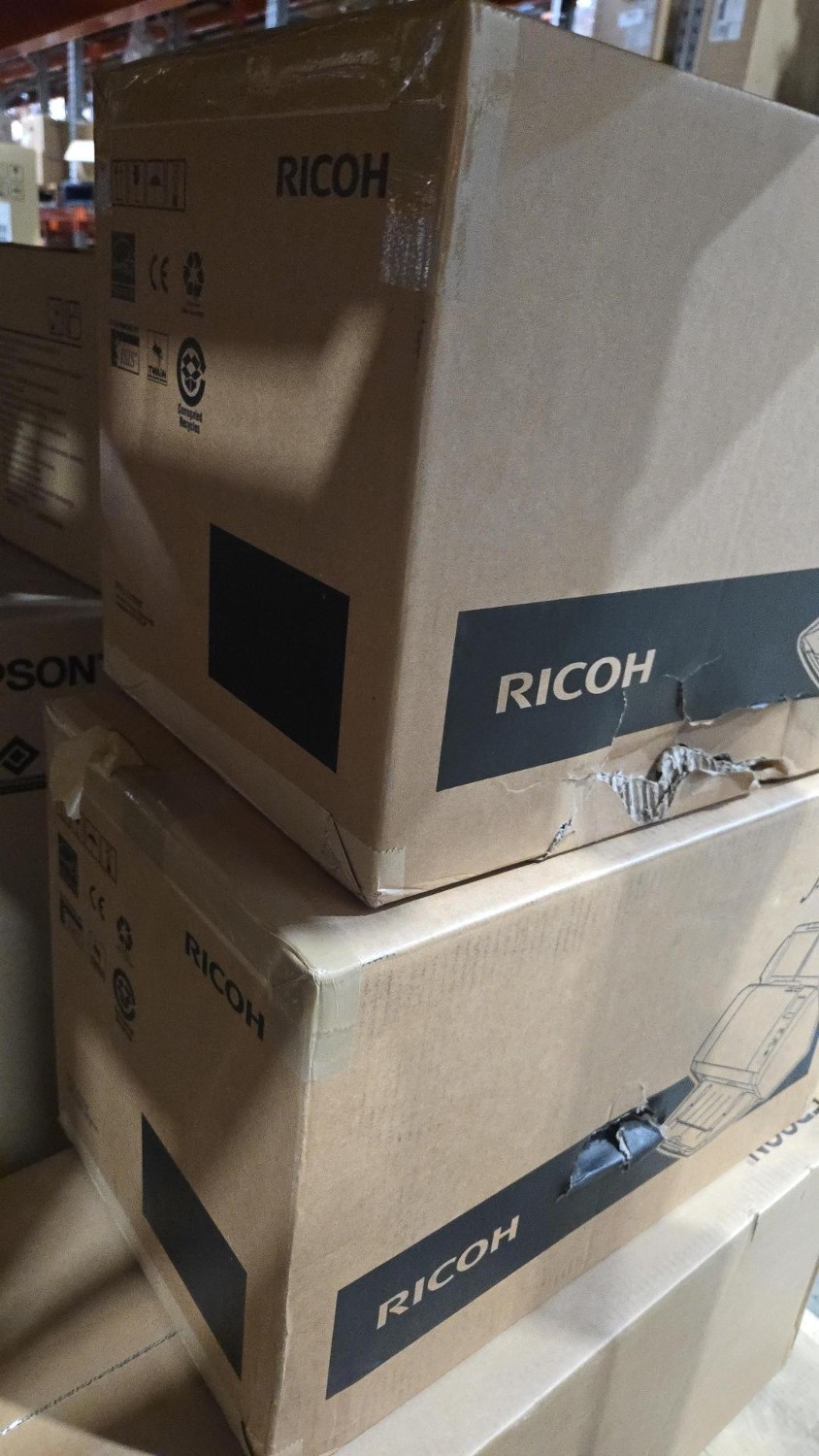 Fujitsu Ricoh Fi-7460 Document Damaged Box Box Damaged Unit