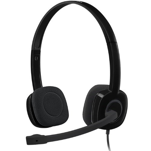 Logitech H151 Wired Over-the-head Stereo Headset - Black