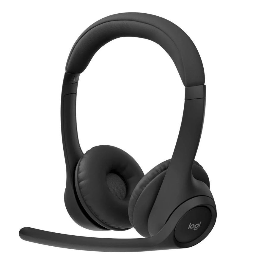 Logitech Zone Wireless Over-the-head Stereo Headset - Midnight Black