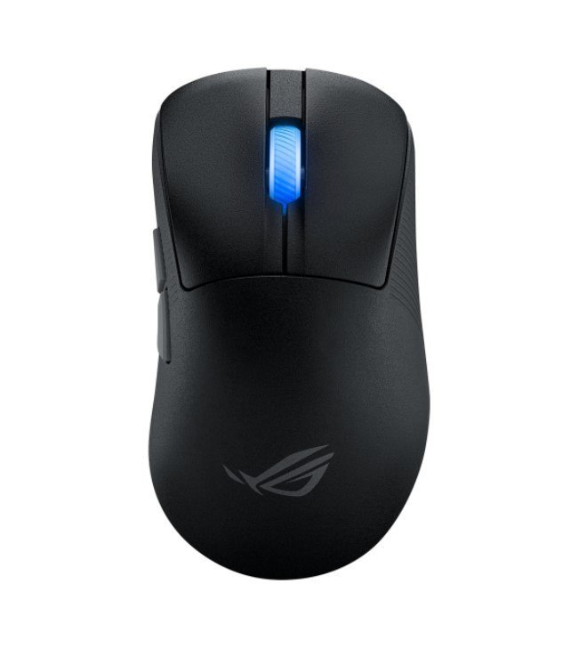 Asus Rog Keris Ii Ace Wireless Ergonomic Lightweight Gaming Mouse, 42,000-Dpi Rog AimPoint Pro Optical Sensor (Black)
