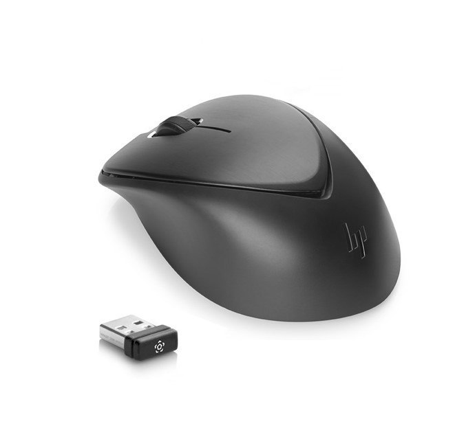 HP Premium Mouse - Radio Frequency - USB - Laser - 3 Button(s) - Black