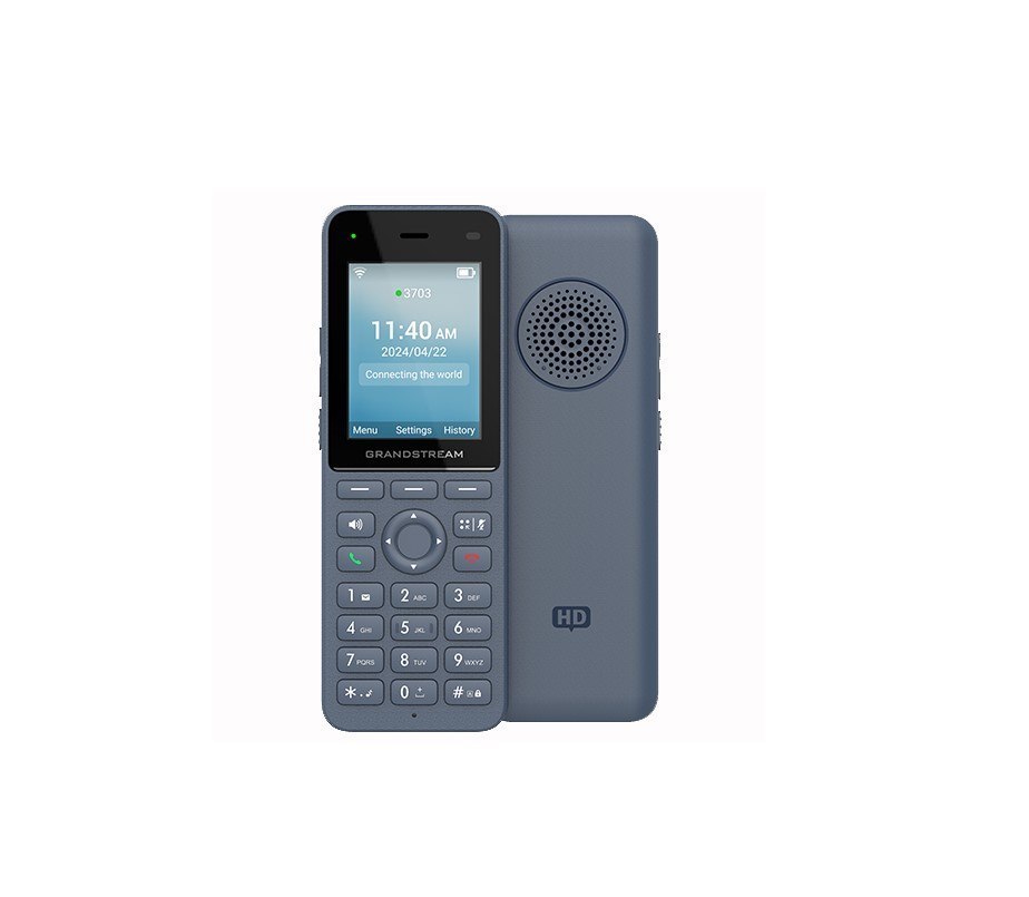 Grandstream WP826 Cordless Wi-Fi Ip Phone With Integrated Dual-Band Wi-Fi, 12-Hour Talk Time, 3 Sip Accounts, 3 Lines, HD Voice, Bluetooth