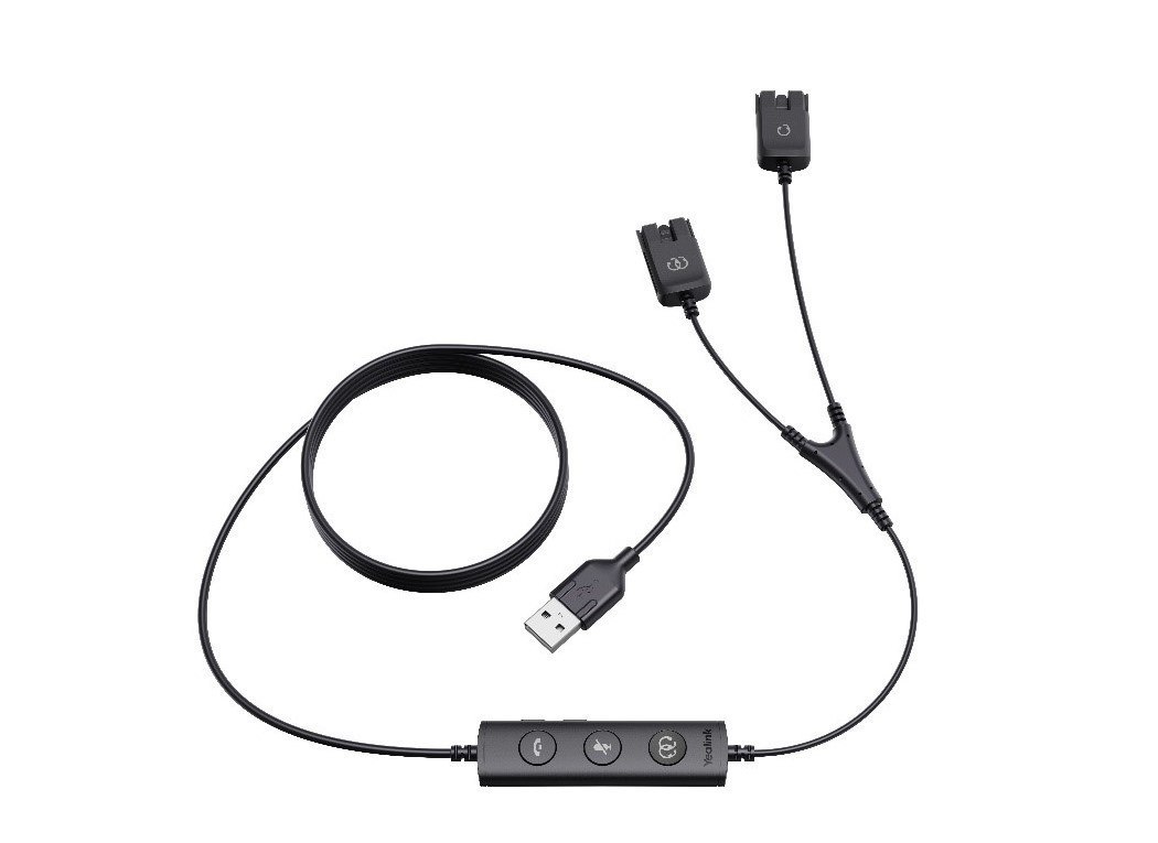 Yealink Usb/Qd Trainer Cable(1PCS), Y Cable - Usb/Qd Trainer Cable For YHS Series