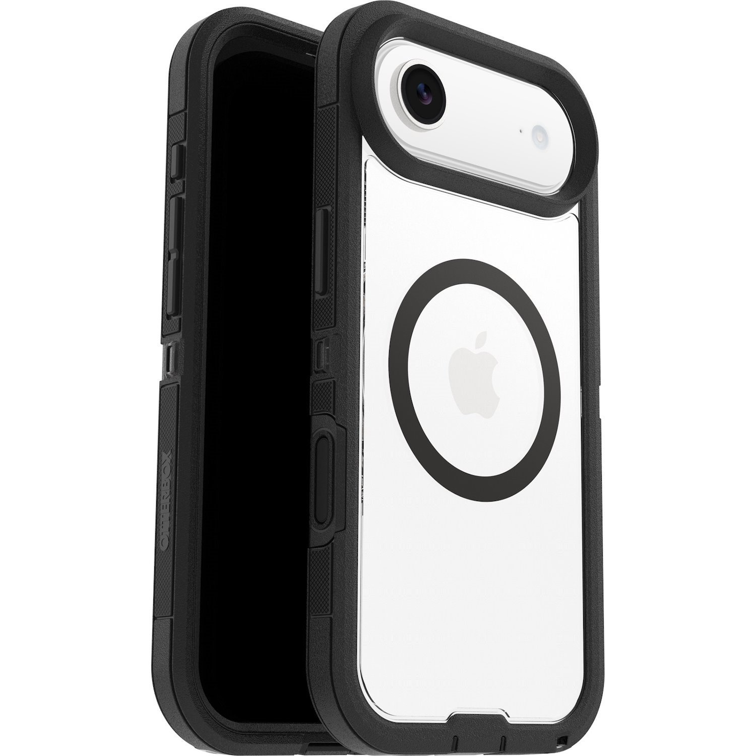 OtterBox Defender Pro XT MagSafe Apple iPhone 17 Air (6.5') Dark Side (Clear / Black) - (77-98498), Drop+ 7X Military Standard, 7 Years Warranty