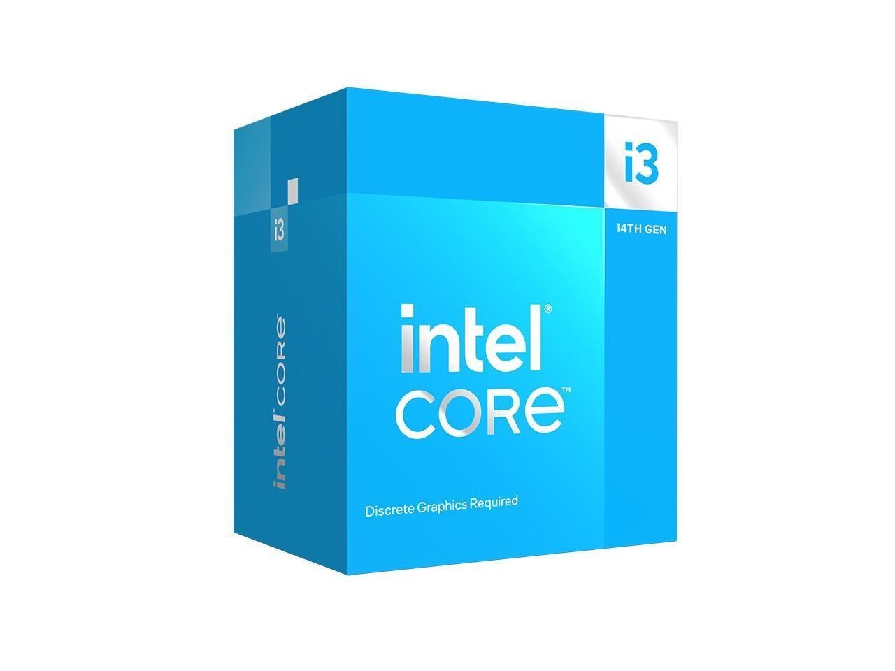 Intel Core i3 (14th Gen) i3-14100F Quad-core (4 Core) 3.50 GHz Processor - Box