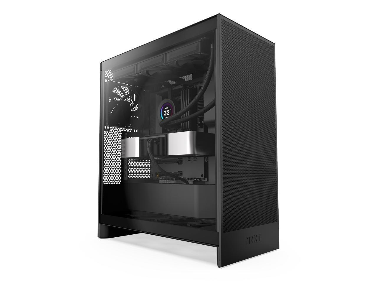 NZXT H7 Flow (2024) Mid-Tower Case - All Black-CM-H72FB-01