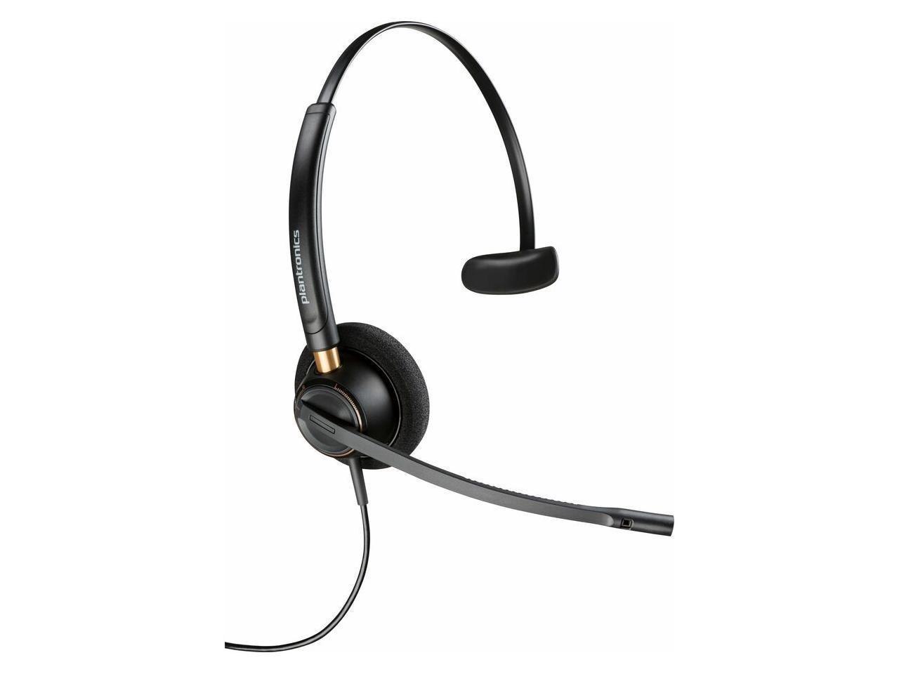 Poly EncorePro 510 With Quick Disconnect Monoaural Headset - Taa - Black 783Q1aa#Aba