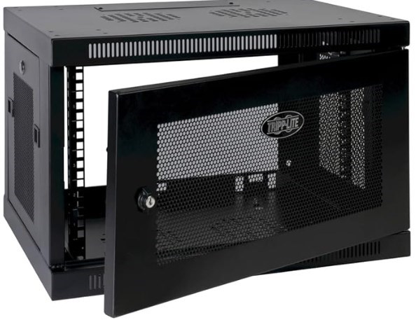 9U Wall Mount Rack Enclosed