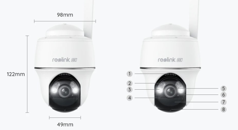 Reolink Go PT Ultra | Smart 4K 8MP Wireless 4G LTE PT Battery Camera with Color Night Vision 