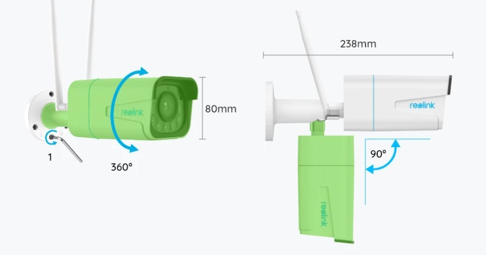 RLC-811WA | Smart 4K UHD Wi-Fi 6 Security Camera with Color Night Vision