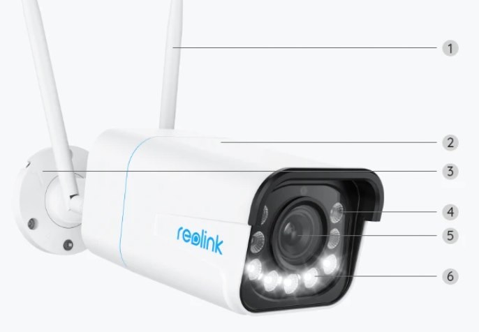 RLC-811WA | Smart 4K UHD Wi-Fi 6 Security Camera with Color Night Vision