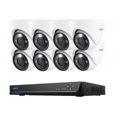 RLK16-1200D8-A | 12MP PoE Security System with Color Night Vision