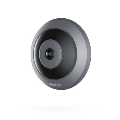  6MP 360° Panoramic Indoor Fisheye Camera with Built-in Siren & Two-Way Audio