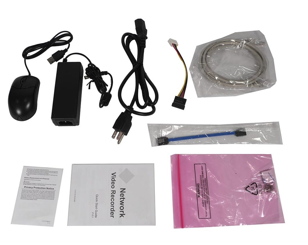 SCK 4CH Elite Series Compact 1U 4K H.265+ NVR W/ 4 Ports POE