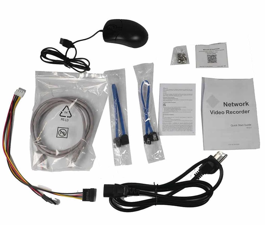 SCK Elite 8CH 1U AI NVR H.265+ W/ 8 Ports POE