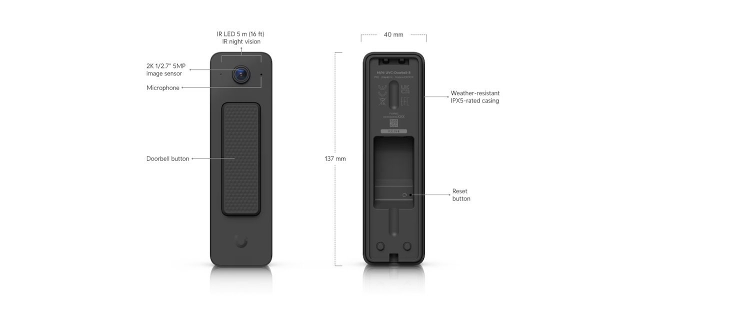 UI Doorbell Lite (Black)