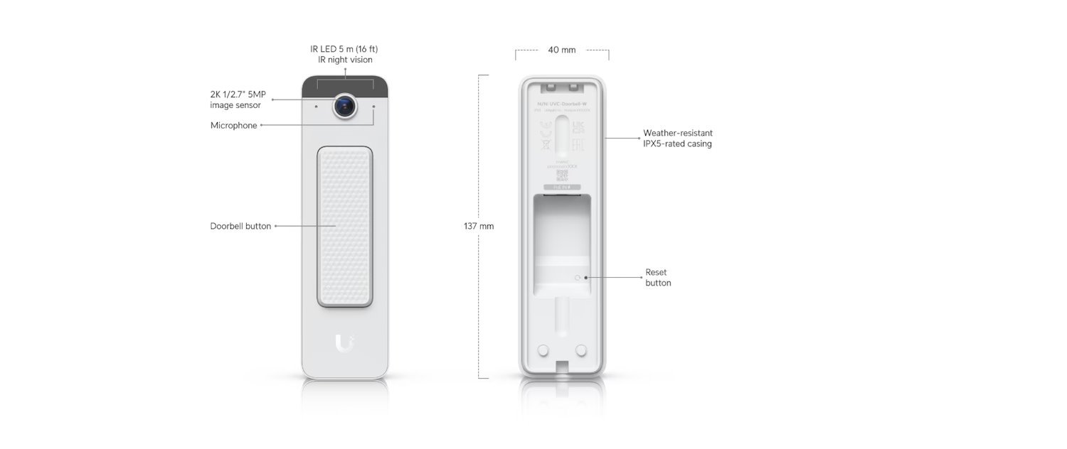 UI Doorbell Lite (White)