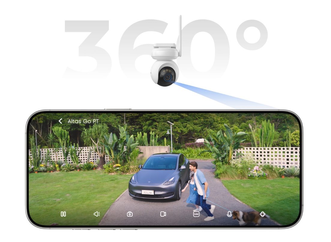 ReoLink Altas Go PT (2K 4G 360° PT Security Camera with 180 Days of Battery Life)