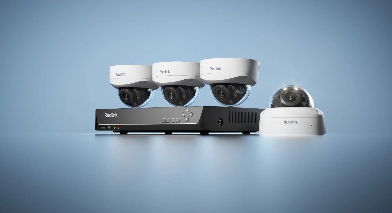 ReoLink  Smart 4K 8MP IK10 PoE Dome Camera System with 5× Optical Zoom