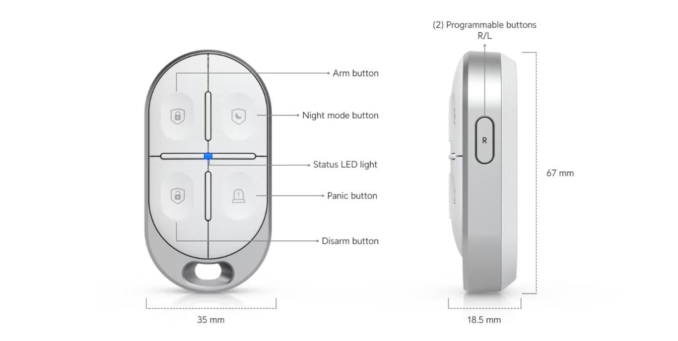 UI Remote Control KeyFob