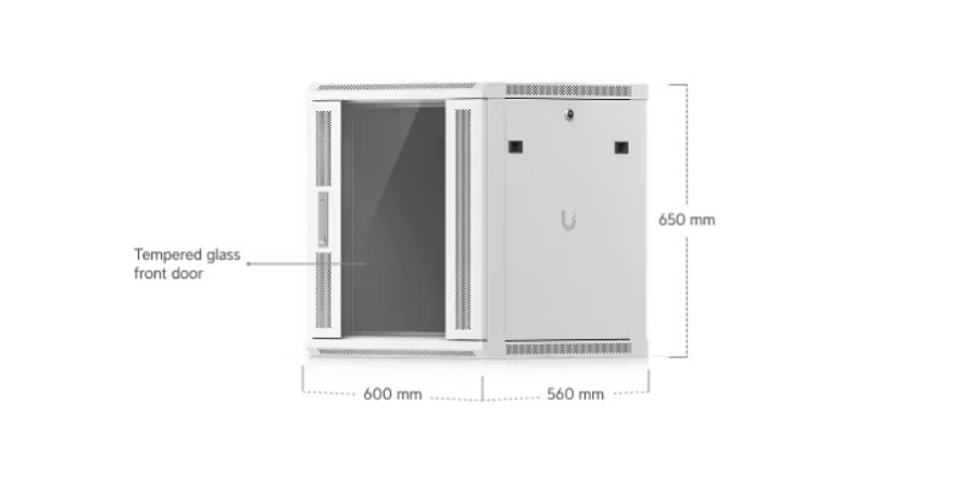 12U Slim Rack Cabinet
