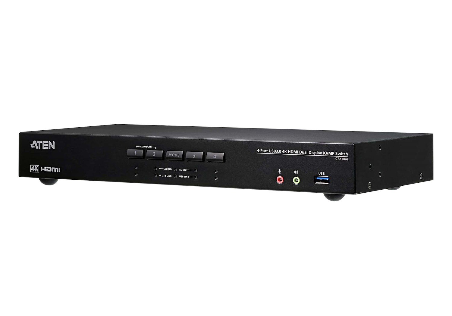 Aten CS1844 4-Port Usb 3.0 4K Dual Hdmi KVMP Switch 2YR