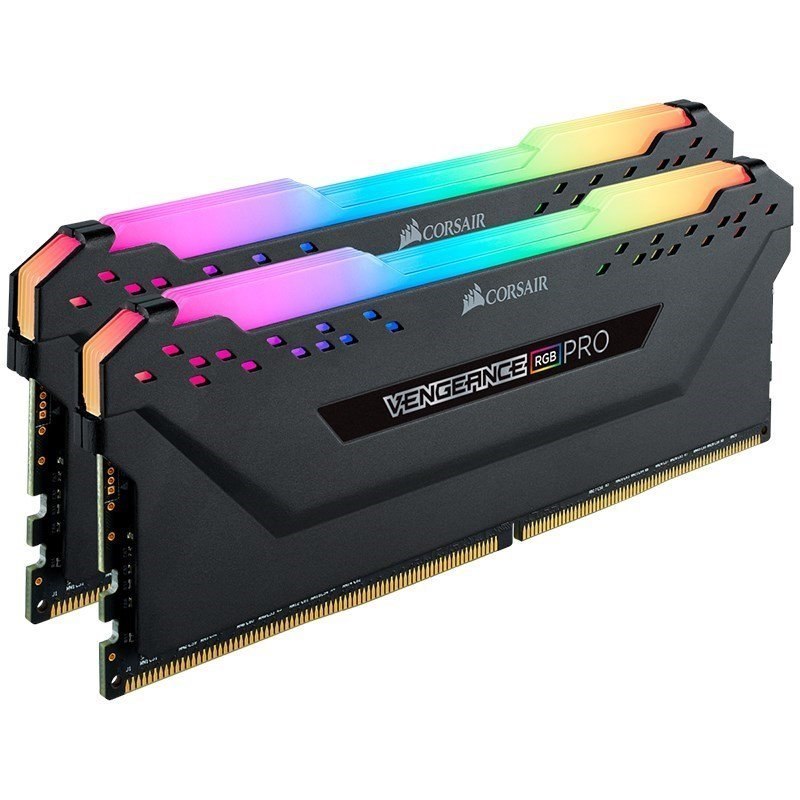 Corsair Vengeance RGB Pro 64GB (2X 32GB) DDR4 3200MHz C16 Desktop Gaming Memory