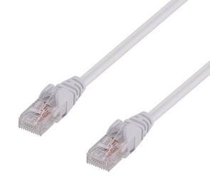 Generic 0.75M Cat6 White Utp Patch Lead (T568a) 250MHz Slimline Snagless