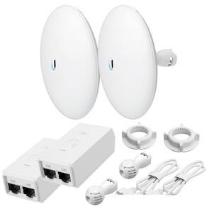 Ubiquiti Point-to-Point Outdoor Bridge Kit 2 X Pre-Configured Nbe-5Ac-Gen2