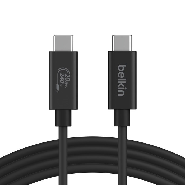 Belkin Connect 1.22 m USB4 Video/Power/Data Transfer Cable - 1