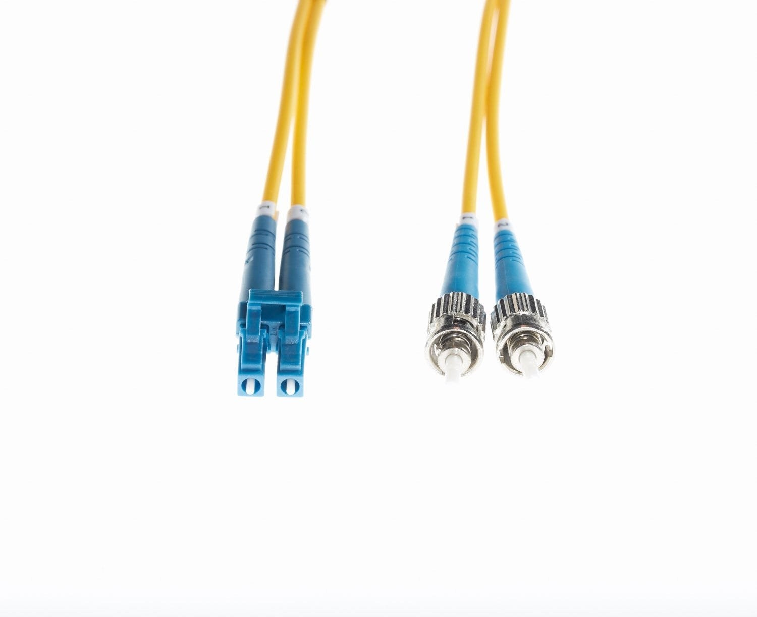 4Cabling 2M LC-ST Os1 / Os2 Singlemode Fibre Optic Cable : Yellow