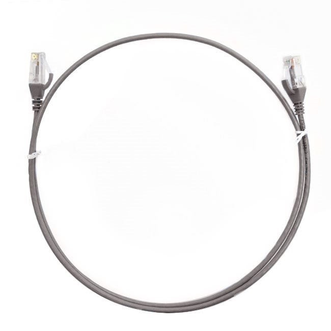 4Cabling 0.75m CAT6 Ultra Thin LSZH Ethernet Network Cable | Grey