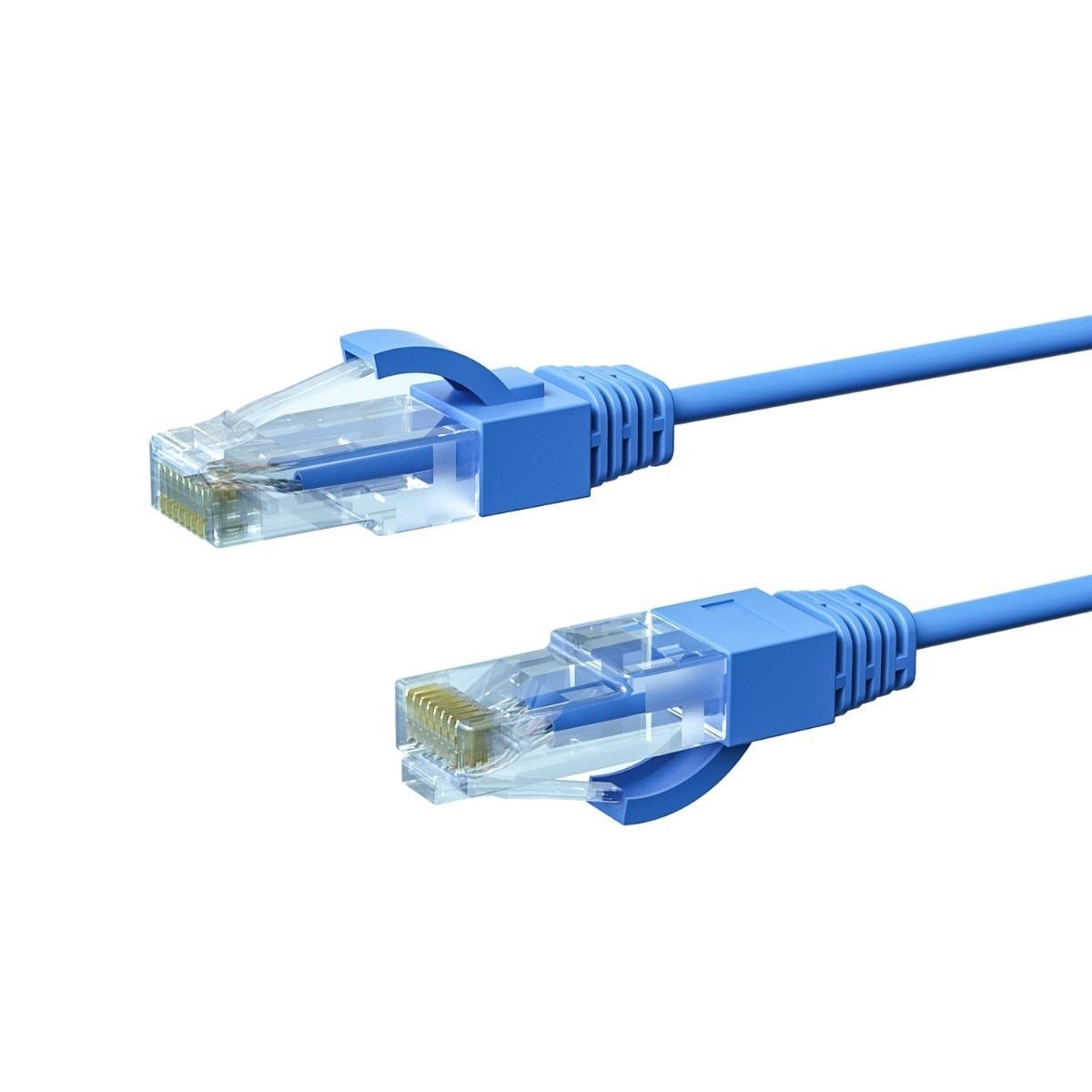 4Cabling 4M Cat6a Thin U/Utp LSZH 28 Awg RJ45 Network Cable | Blue