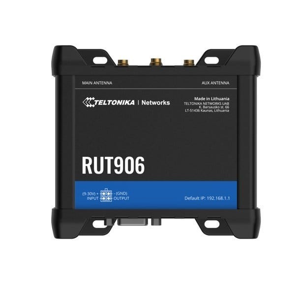 Teltonika | Rut906 | Dual Sim 4G Lte RS232 / RS485 Industrial Cellular Router