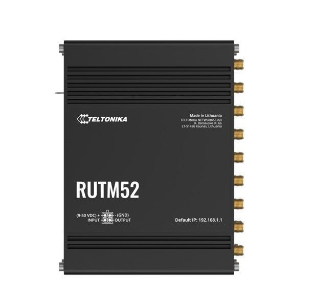 Teltonika | Rutm52 | Dual Sim & Esim Industrial 5G Gigabit Router