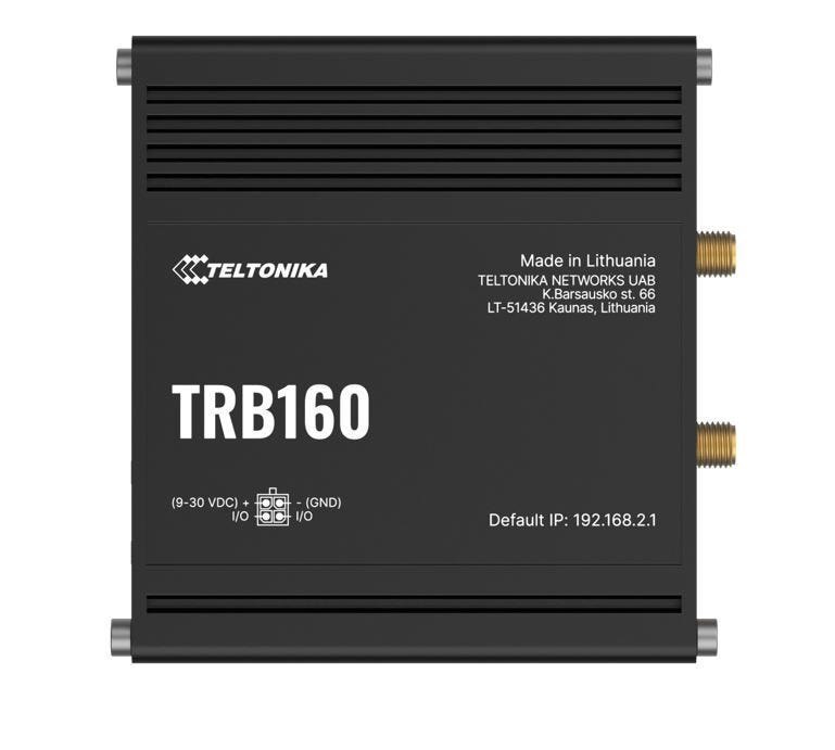 Teltonika | TRB160 | Ultra-Small, Lightweight Industrial Ethernet To 4G Lte Cat6 IoT Gateway