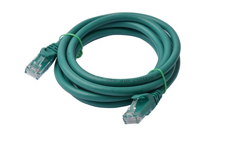 8Ware Cat6a Cable 2M - Green Color RJ45 Ethernet Network Lan Utp Patch Cord Snagless
