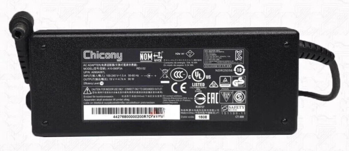 Leader Computer Power Adaptor 19V/90W For Leader Visionary Aio SV270, Leader SCP6-C1 Series (Uma), 5.5MM X 2.5MM,